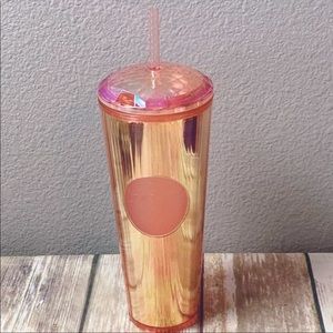 STARBUCKS Rose Gold Domed Tumbler - NEW
